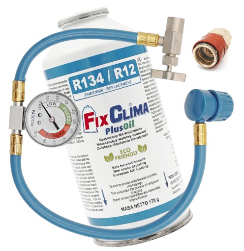 КОМПЛЕКТ ДЛЯ НАПОВНЕННЯ КОНДИЦІОНЕРА R134A + HP / LP