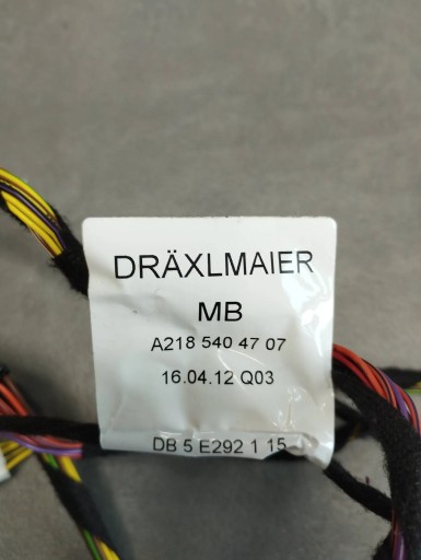 Mercedes-Benz CLS C218 bundle wiring A2185404707