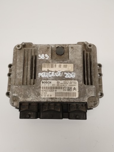computer control unit of the engine Peugeot 206 9653202580