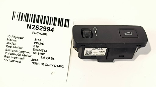 Bouton 31376510 VOLVO S90