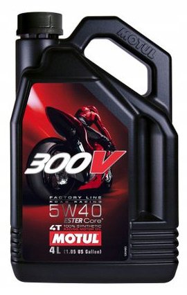 MOTUL OIL 5W-40 4T 300V 4L FL