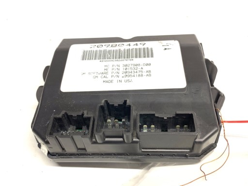 LORK-1273-29929 - Opel insignia модуль a 20980449 електронний контролер, система