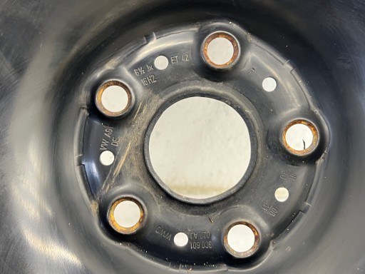 CERCHIO Stalowa VW Audi 16" 6.5" ET42 5x112 3C0601027AJ