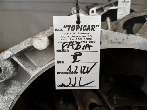 getriebe JJL SKODA FABIA SEAT IBIZA 1.2 12V
