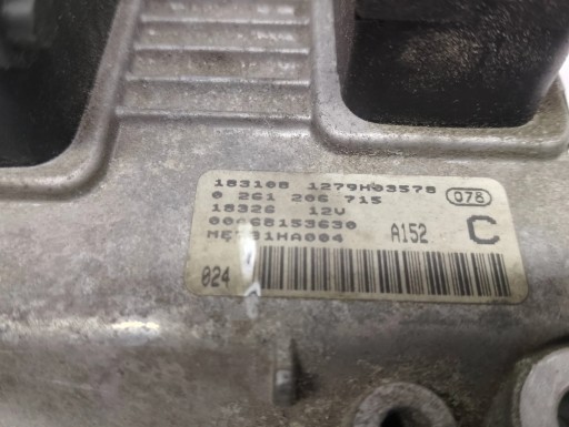 control unit module ALFA ROMEO 1279M03578 A152C 0261206715