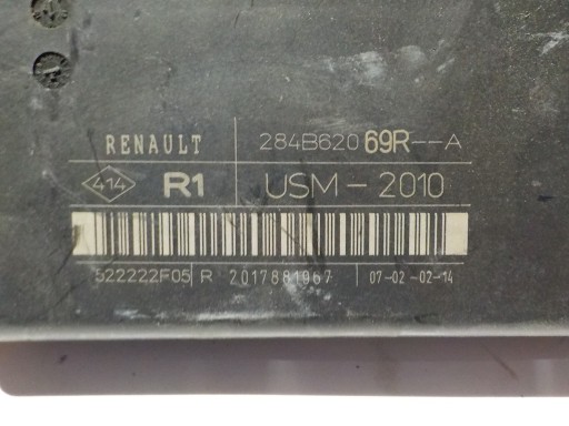 RENAULT MEGANE III BSM module USM 284B62069R 284B62069R-A