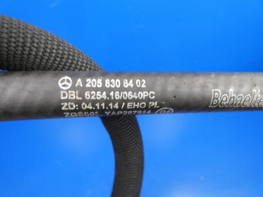 MERCEDES E KLASA W213 C W205 GLC W253 hose wiring of water