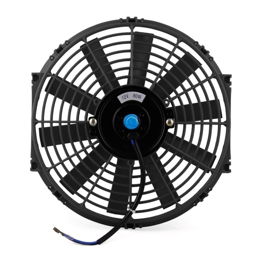 Черный разборный вентилятор охлаждения собран Rad Motor