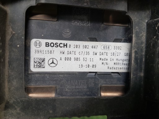 sensor blind spot spot MERCEDES-BENZ W205 AMG A0009055211 A1188210500