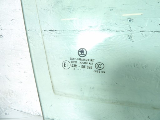 SKODA SUPERB II LIFT window door front right