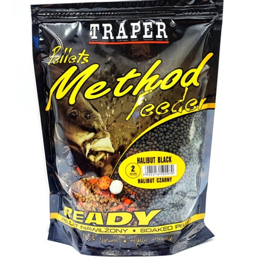 Pellet Traper Method Feeder Ready чорний палтус 2 мм 500 гр