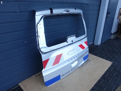 VW CADDY IV (4 GENERACJA) 2K7 20- door trunk door cover boot rear part