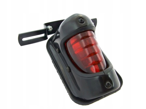 LA-050 - ЗАДНІЙ ЛІХТАР HARLEY МЕТАЛЕВИЙ ЧОРНИЙ УНІВЕРСАЛЬНИЙ