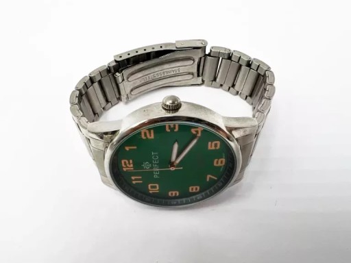 ZEGAREK PERFECT ZIELONA TARCZA BRANSOLETA • Cena, Opinie Allegro