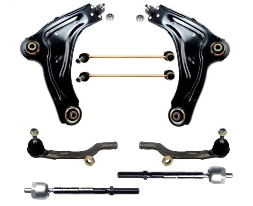 ALL3702A - Поперечні важелі, ланки, наконечники, renault espace iv vel satis передній комплект