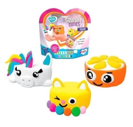 Набір з легкого ігрового тіста Okto Squishy Cuties 70131