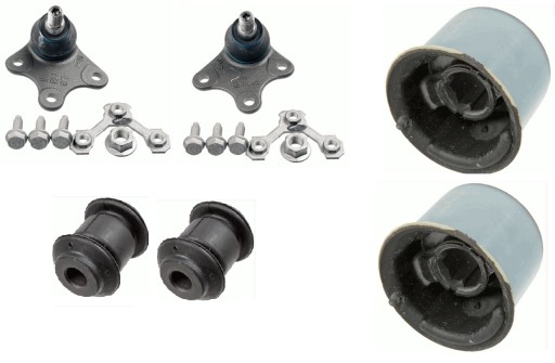 25524 02 - Штифти lemforder + втулки на важелі skoda fabia