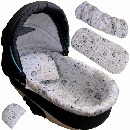 СУПЕР комплект для гондоли - матрац + пеленало + подушка