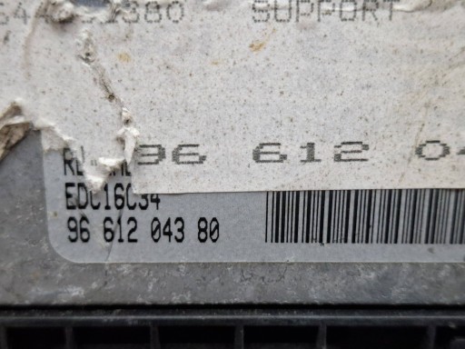 Centralina Motore 0281012985 9661204380 Citroen Peugeot 1.6 HDI