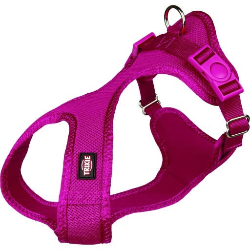 Mäkký postroj, XXS–XS: 25 – 35 cm/15 mm, fuchsia