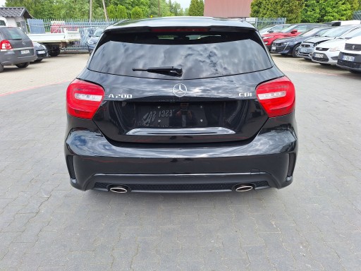 MERCEDES 176 A-KLASA W176 12- window rear part KAMERA black trunk door boot 191