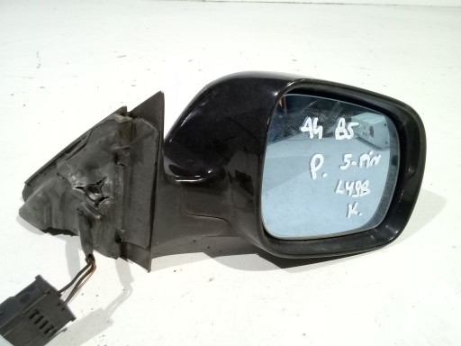 Audi A4 B5 mirror right el. LY9B 5 PIN