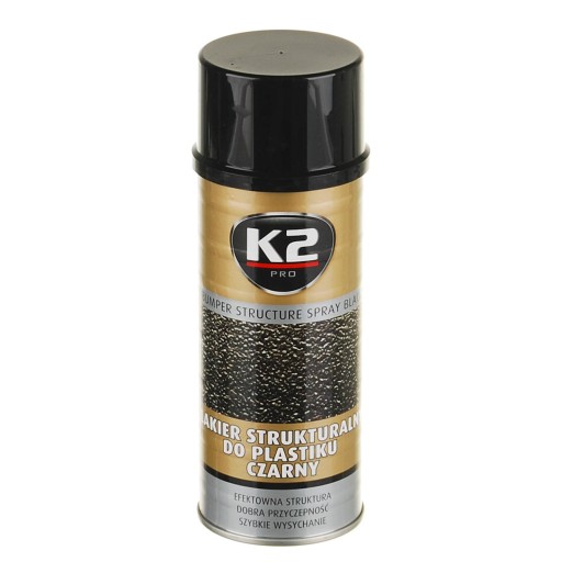 K2 BUMPER 400ml структурная краска для пластика