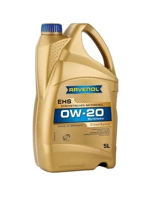 RAVENOL EHS OIL 0W-20 CLEANSYNTO 5л
