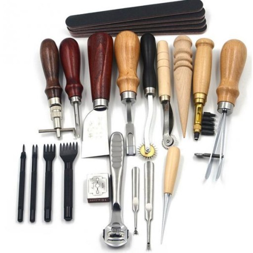 DIY Leather Tools Stitching Carving Sewing Saddle