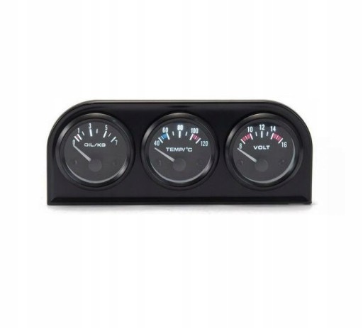 DP-ZE-208 - Комбинация приборов VDO LOOK 3in1 Volt+Temp.В + Давление.O
