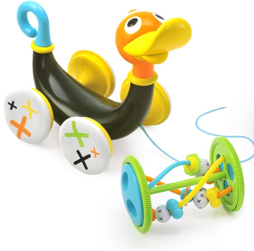 Іграшка Yookidoo Музична качка для тягання