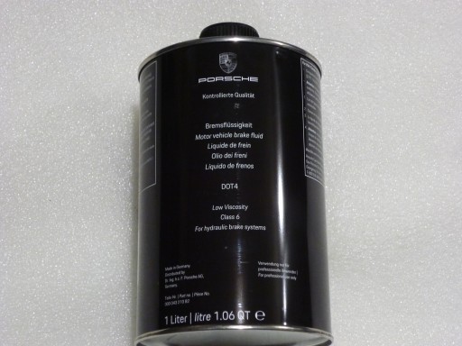 ТОРМОЗНАЯ ЖИДКОСТЬ PORSCHE DOT4 00004321082