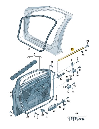 83A837959A - Опора переднего левого верха AUDI Q3 ASO