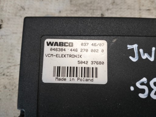 control unit module VCM WABCO IVECO STRALIS 450 E5 2007r OE 4462700020