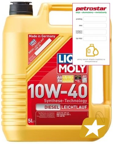 LIQUI MOLY DIESEL LEICHTLAUF 10W40 21315 5л