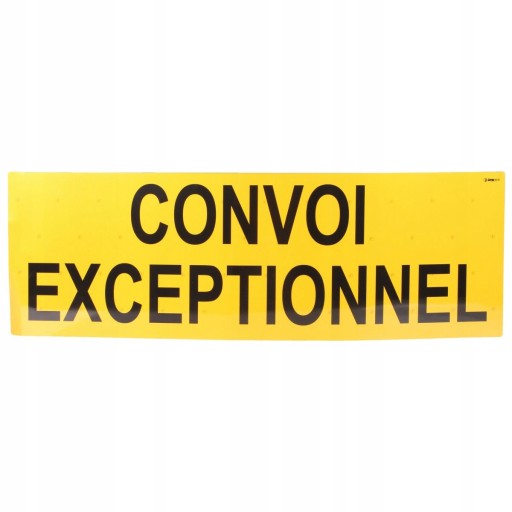 Інформаційна дошка в задній частині CONVOI EXCEPTIONNEL 1200