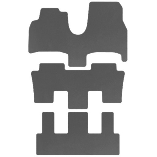 CITROEN C8 02-14 велюровые коврики Comfort серый
