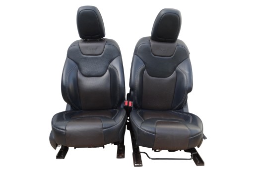 JEEP CHEROKEE V KL seats black leather GRZANE airbags