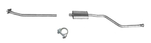 E04.245 - PEUGEOT 306 1.6 AUT ОТ 2000 КАБРИОЛЕТ СРЕДНИЙ ГЛУШИТЕЛЬ