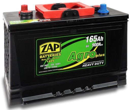 16517 - Акумулятор Zap Agro Plus 6V 165ah 900A Amper