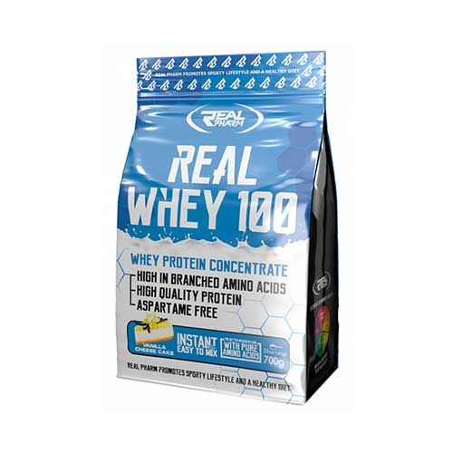 Real Pharm Whey 100 2000g WPC Proteín Diéta Slaný karamel