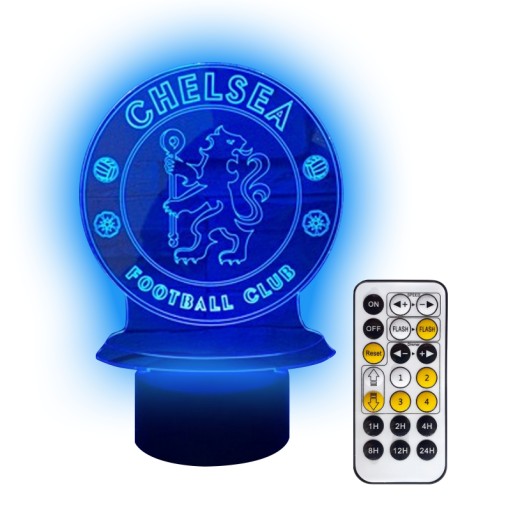 CHELSEA FC 3D LED нічник + Пульт