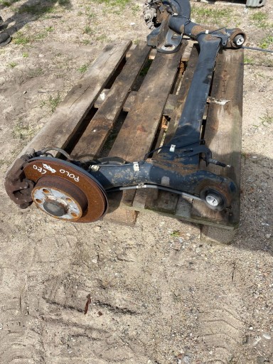 VW POLO V 6R CROSS AUDI A1 komplet Achsträger heck hinten träger Bremsscheibe