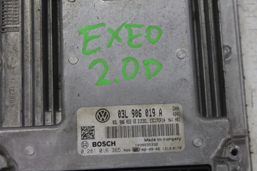 Computer DES MOTORS 03L906019A EXEO 2.0 TDI 08-13