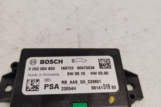 Модуль pdc peugeot 308 sw 9814151980 1.56л дизель 84квт 2016