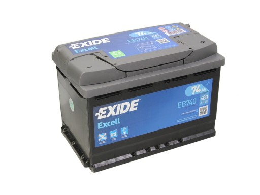 АККУМУЛЯТОР EXIDE EXCELL 74AH 680A EB740 P+