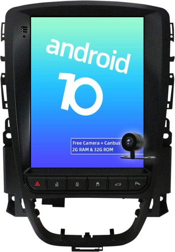 Радіо android Opel Astra J (2006-2016) панель