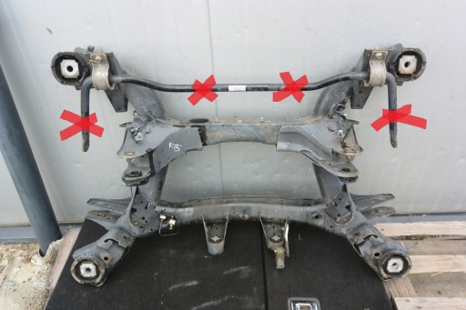 Achsträger Achsträger heck hinten BMW F15 F16 X5 X6 EU USA