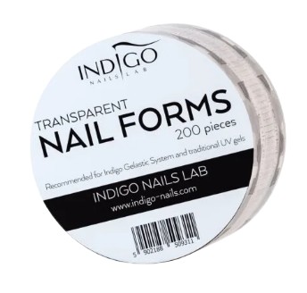 Indigo Transparentné formy 200 ks