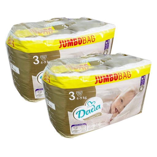 Підгузки Dada Extra Care 3 розмір 4-9 кг 96 шт.